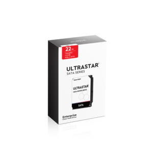 공식인증점 WD ULTRASTAR HC570 22TB 7200RPM 1PACK HDD 울트라스타 22테라 하드디스크 1패키지 CMR 무상 3년 나스용 WUH722222ALE6L4