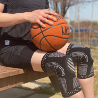 콤마스포츠 양쪽세트 농구무릎보호대(한쪽X) 스프링보조 부상방지 통증완화 실리콘 쿠션