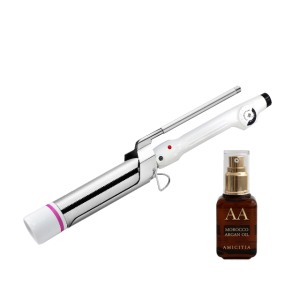 그리에이트 고데기 티타늄 TR360 전문가용 봉 볼륨 웨이브 컬링 아이롱