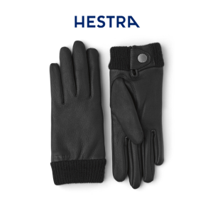 헤스트라 이던 블랙 10370 100- 여자 여성 겨울 가죽 장갑