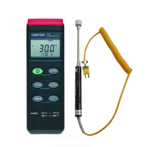 산업용 접촉식 표면 열전대 디지털 온도계 CENTER-300 KOLAS 국가공인 검교정성적서포함 온도관리 검증용