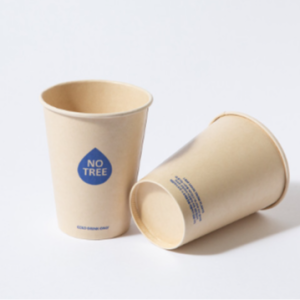 400ml 일회용 테이크아웃 종이 컵 100개 커피 아이스 겸용 카페