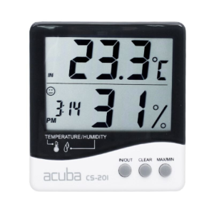 Acuba CS-201 검교정 온습도계 식품제조 화장품 HACCP CGMP 국가공인교정성적서 온도습도계 KOLAS