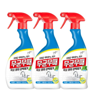 무균무때 청소세제 욕실용 500ml 용기 x 3개