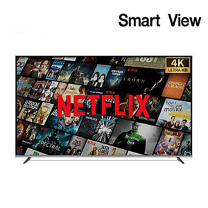 스마트뷰 J55PE HDR WIFI UHD TV 3면 베젤리스 넷플릭스 WIFI 유튜브 인터넷 TV,스마트뷰 J55PE