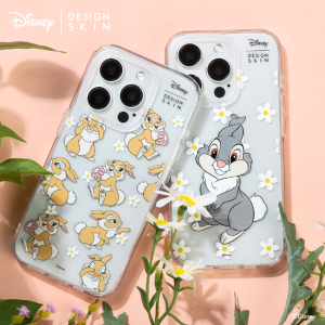 디즈니 아이폰15케이스 투명 칩앤데일 밤비