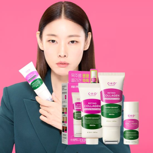 CKD 레티노콜라겐 괄사목주름크림 더블세트(본품 50ml+리필 50ml)+V스트레칭 밴드 마스크 12g