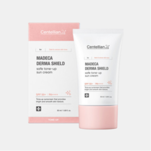 [슈퍼적립]동국제약 센텔리안24 마데카 더마 쉴드 세이프 톤업 선크림 40ml+20ml 듀오세트 1개 / 파데프리 혼합자차 선블록 자외선 차단제