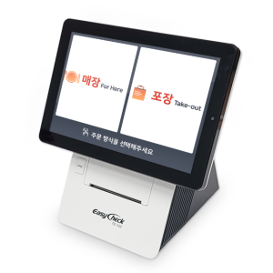 키오스크 겸용 애플페이 미니포스기 10.1인치 카드단말기 TS-122 식당 개인사업자