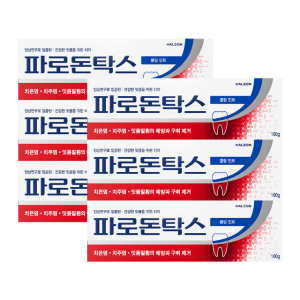 파로돈탁스 쿨링 민트 잇몸치약 100g, 6개