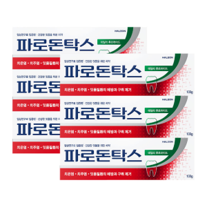 파로돈탁스 데일리 후로라이드 잇몸치약 100g, 6개