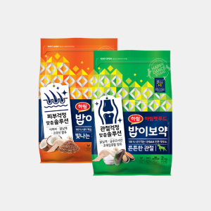 밥이보약 DOG 강아지 사료 4kg (피모+관절)
