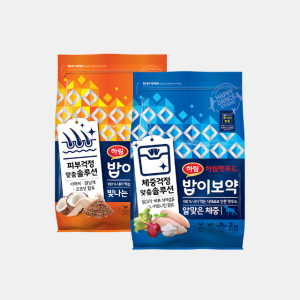 밥이보약 DOG 강아지 사료 4kg (빛나는 피모+알맞은 체중)