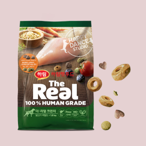 더리얼 기호성 좋은 강아지 사료 하림펫푸드 (오리지널 닭고기 어덜트 1.6kg)