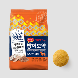 밥이보약 강아지 건강고민 별 맞춤 사료 (빛나는 피모 3.4kg) 하림펫푸드
