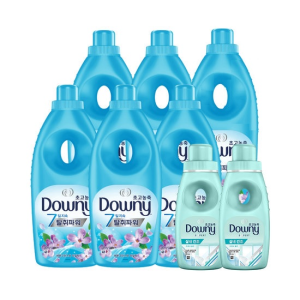 다우니 탈취파워 섬유유연제 레몬그라스와라일락 1Lx6 +200ml 3개증정