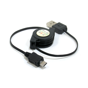 급속충전 지원 릴타입 USB 케이블 마이크로5핀 C타입