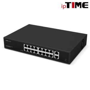IPTIME POE16002 10/100/1000 16포트 기가비트 PoE 스위칭허브