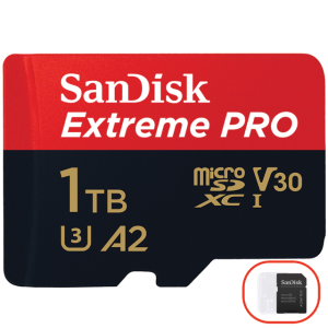 샌디스크 마이크로 SD카드 Extreme Pro 1TB 1테라 블랙박스 닌텐도 핸드폰 외장 메모리