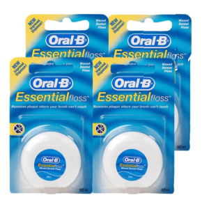 오랄비 치실 왁스 50m 4개