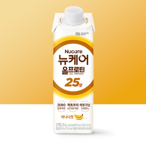 [본사공식몰] 뉴케어 올프로틴 바나나맛 245ml (24팩)(캔x) 대상웰라이프 영양식 단백질보충 식사대용 프로틴 음료 유동식 당류제로 락토프리 아르기닌