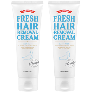 1+1 제모크림 남성 전신 등 배 가슴털 제모