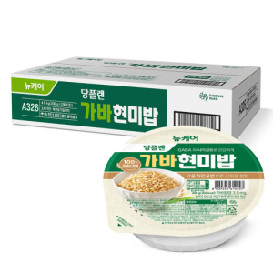 [본사공식몰] 뉴케어 당플랜 가바현미밥 4.8kg (200g × 3EA)X8입 국내산 100%현미 즉석밥 간편식