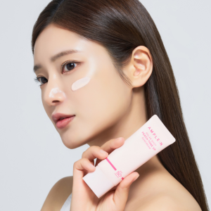 [1+1+잡티크림] 앰플엔 솔라샷 피치톤업 선크림 40ml SPF 50+ PA++++ / 혼합자차 / 유분잡는 보송보송 톤업 베이스 (+증정: 블레미샷 잡티 크림 15ml)
