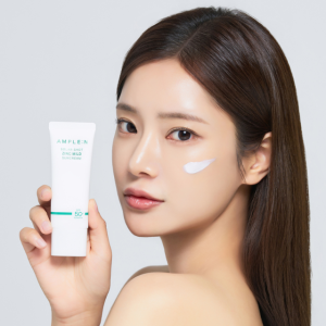 앰플엔 솔라샷 징크 마일드 선크림 40ml SPF 50+ PA++++ / 무기자차 / 피부 진정 민감 예민 피부 전용