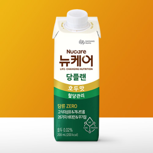 [본사공식몰] 당플랜 호두맛 200ml (30팩) 대상웰라이프 뉴케어 당뇨식 노인 환자 시니어 간식 당뇨 영양식 건강식