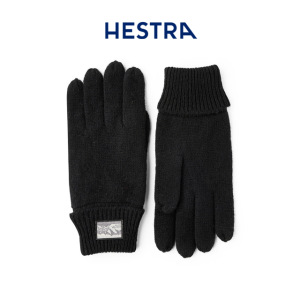 헤스트라 래그 울 글러브 블랙 6002660 100- 남녀 공용 겨울 니트 장갑