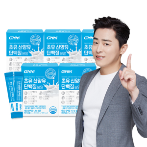 GNM 초유 산양유 단백질 프로틴 분말 스틱 4+1박스 총 150포