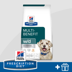 힐스 독 강아지 w/d wd 1.5kg 멀티베네핏 소화기건강 체중관리 혈당 비뇨기 처방사료 반려견