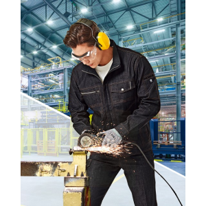 티뷰크 청 데님 용접 봄 작업복 상의 1016J 워크업 정비복 봄 가을 춘추