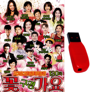 USB 트로트모음집 120곡 꽃구경가요 임영웅 장윤정 현역가왕 미스트롯 차량 관광 라디오