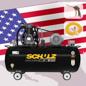 콤프존 산업용 슐츠 펌프 콤프레샤 3750W 400리터 SZ5-400 삼상 220V 380V