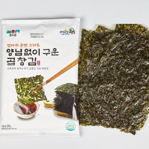 완도맘 양념없이 구운 곱창김 20gx10봉 맛보장