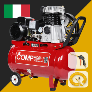 콤프월드 CWS65-40 휴대용 콤프레샤 4875W급 탱크용량 40리터 철탱크