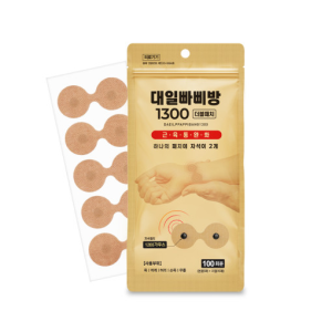 [대일밴드] 대일빠삐방1300 근육통완화 자석패치 10개입 5세트