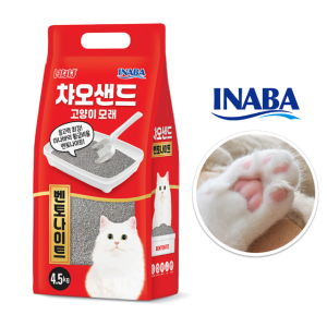 이나바 챠오샌드 벤토나이트 4.5kg 1박스 (4개) 고양이 모래