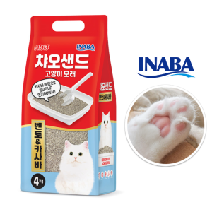 이나바 챠오샌드 벤토 카사바 4kg 1박스 (4개) 고양이 모래