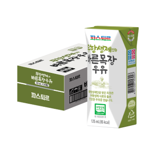정기구독 파스퇴르바른목장우유 125mlx24팩