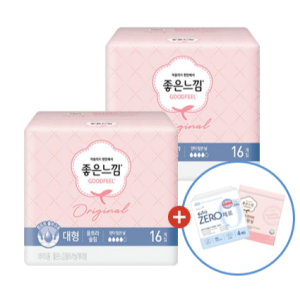 좋은느낌 유기농 순면커버 생리대