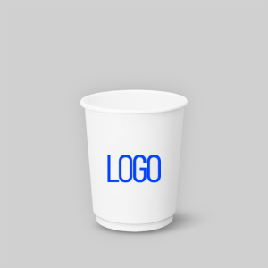 (주문제작) 이중컵 이중 단연 종이컵 백색 340ml(10온스) 2박스 1000개