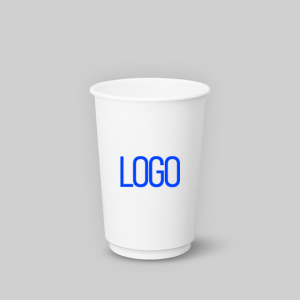 (주문제작) 이중컵 이중 단연 종이컵 백색 390ml(13온스) 1박스 500개