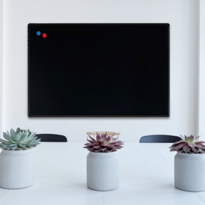 벽걸이 유광 블랙보드 메뉴 칠판 60x120