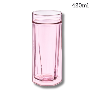 깔끔한 홈카페 커피 차 이중 내열 유리컵