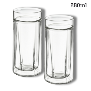 깔끔한 이중내열 유리컵 하이볼 글라스 커플선물