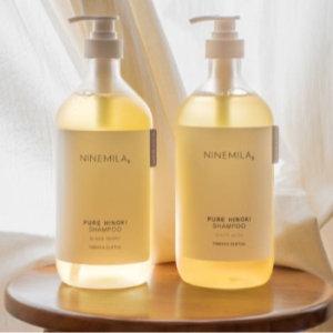 1+1 나인밀라 히노끼 샴푸 1000ml 대용량 저자극 약산성