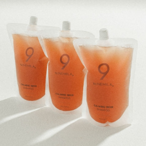 나인밀라 카밍비어 (맥주효모) 탈모샴푸 (+리필 추가선택) 자몽향, 500ml, 3개